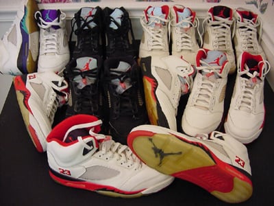 original jordan 5 colorways