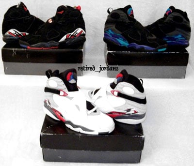 retro 8 colorways