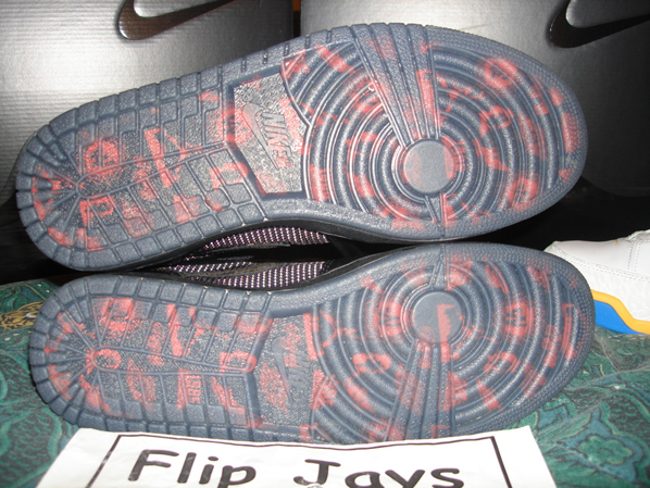 New Air Jordan Retro I Low Black/Red Sample