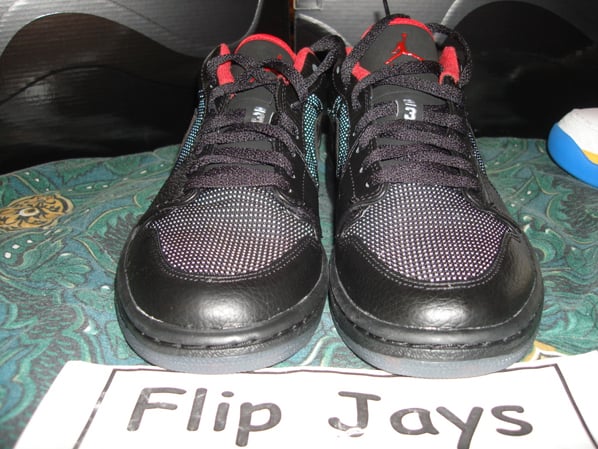 New Air Jordan Retro I Low Black/Red Sample