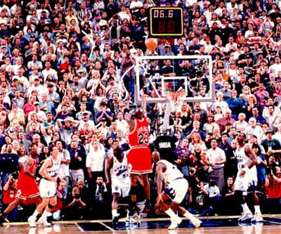 Michael Jordan 1997-1998 Season Last Shot