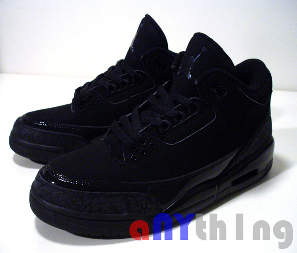 Air Jordan Retro III Black Cat and Pures