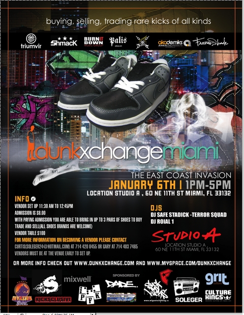 Dunkxchange Miami 1/6/2007 | SneakerFiles