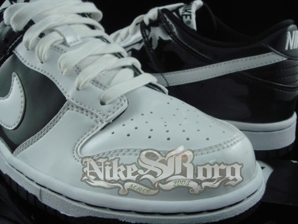 Nike Dunk Low PL Black/White Pearl Effect