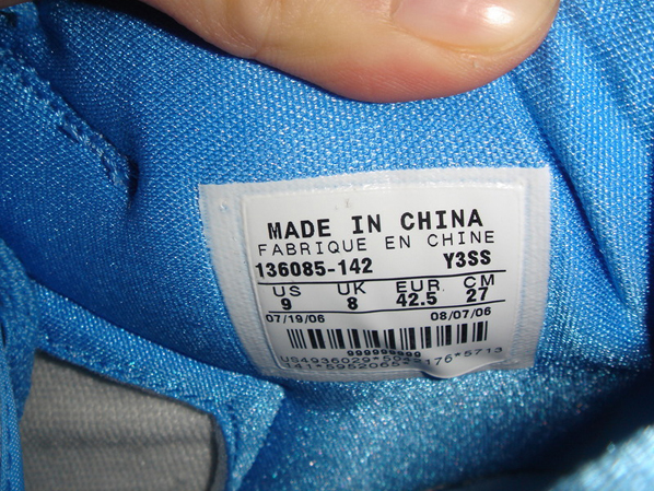 Air Jordan Retro I White/Caro Blue Sample