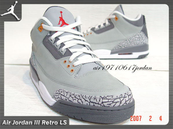 Air Jordan Retro III Cool Grey Final Product