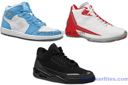 Air Jordan I - XX2 Alpha Omega and III Black Cat