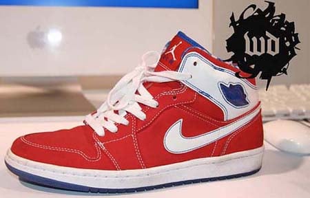 jordans retro red and blue
