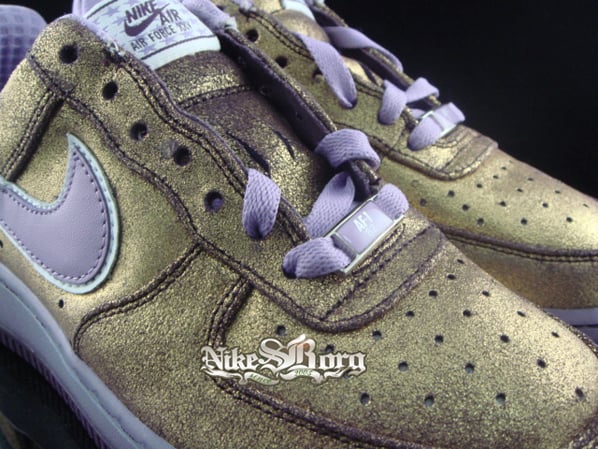 Nike Air Force One XXV Gold/Purple Colorful Pack