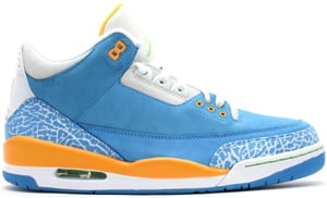 Air Jordan 3 Brisk Blue/Pro Gold-Radient Green Do the Right Thing DTRT