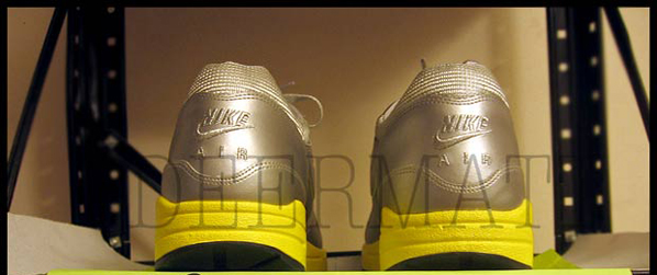 Nike Air Max 1 Silver/Yellow Premium Sample