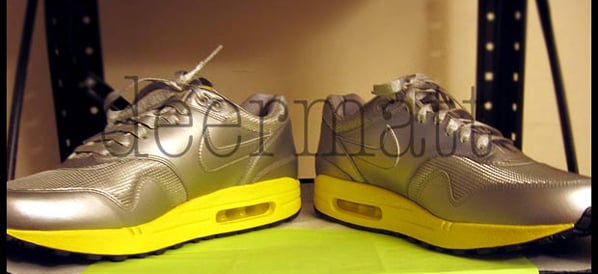 Nike Air Max 1 Silver/Yellow Premium Sample
