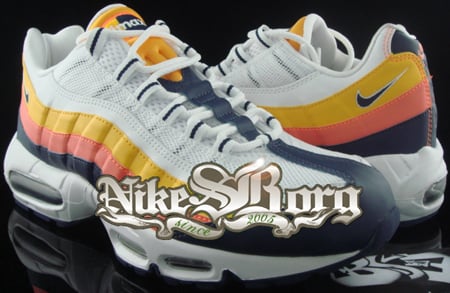 air max 95 yellow blue orange