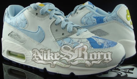 Nike Air Max 90 Karate Kid Baby Blue/White