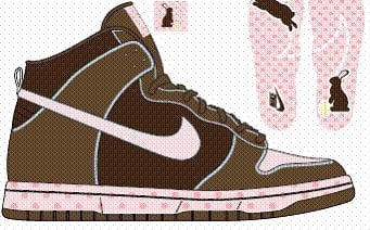 easter nike dunks