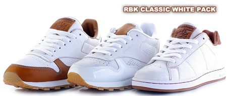 Reebok White Pack and Surf Pack
