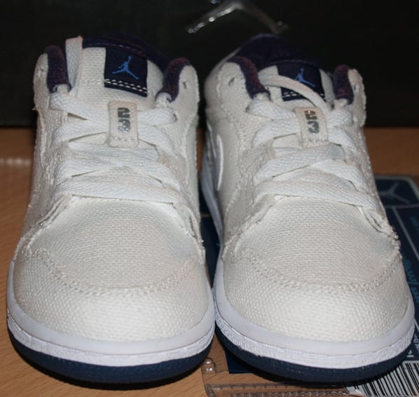 Air Jordan Retro 1 Low White Canvas