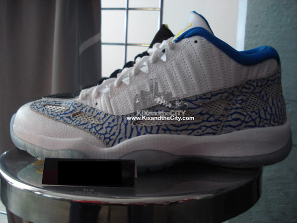 Air Jordan Retro XI IE Low White/Zest