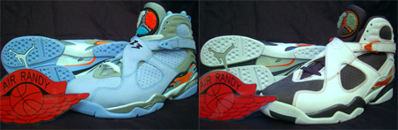 Air Jordan Retro 8 Black Toe-Ice Blue Additional Pictures
