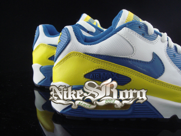 Nike Air Max 90 Womens Sample Blue/Yellow