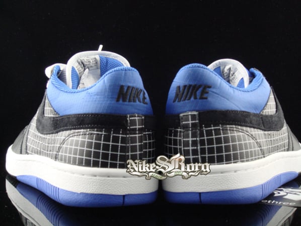 Nike Court Force Low Black/Royal Square Print pack