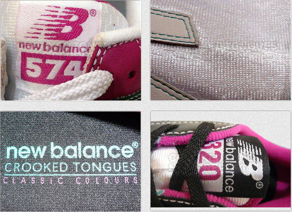 New Balance 320 and 574 x Crooked Tongues