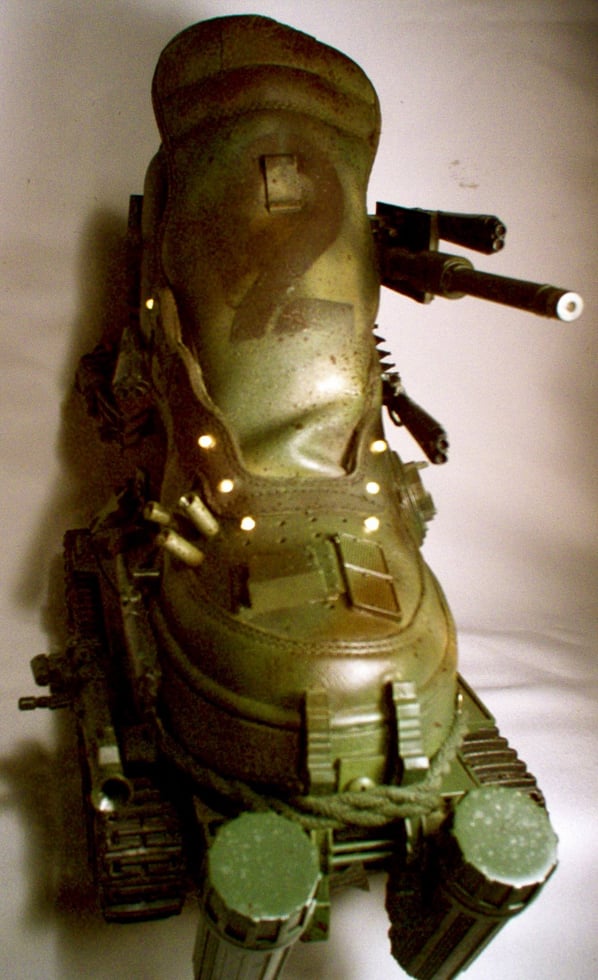 Nike Air Force 1 Army Remote Control Custom