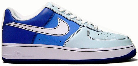 Nike Air Force 1 Low Glacier Blue/White-Varsity Blue-University