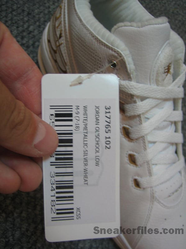 Air Jordan Ol School Low White/Wheat