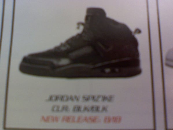Air Jordan Spizike Black Cat Catalog Picture Air Jordan Spizike Black Cat Catalog Picture