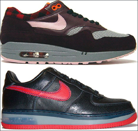 Nike Air Max 1 Premium Flannel and Nike Air Force 1 Paris at Purchaze