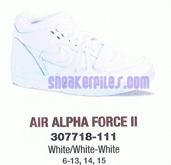 Nike Air Alpha Force II Retro 2008
