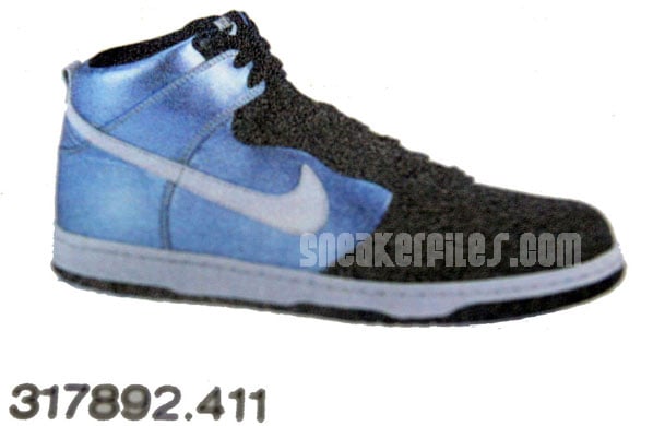 Nike Dunk High Metallic Blue January 2008