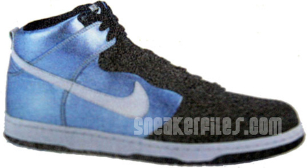 Nike Dunk High Metallic Blue January 2008