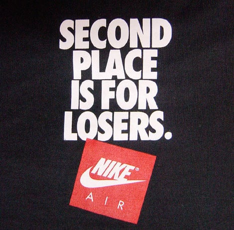 Nike Second Place is for Losers Tee at Purchaze