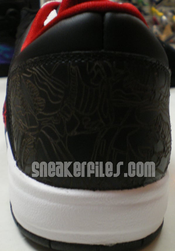 Jordan 1 Nu Retro Womens Black/White/Red Detailed Look