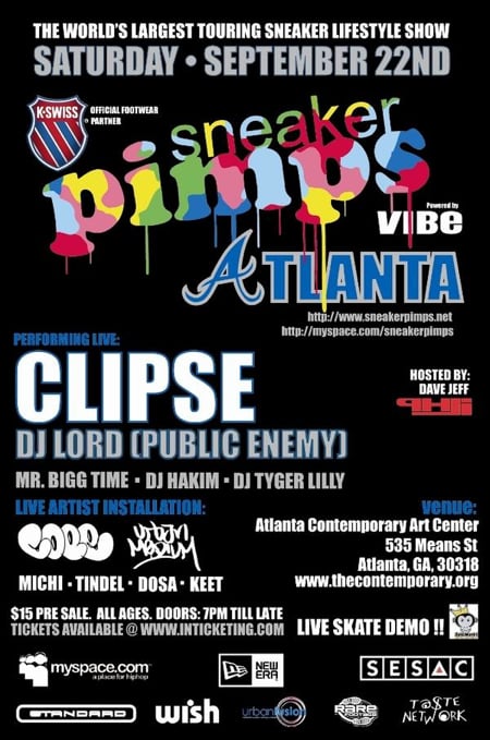 Sneaker Pimps Atlanta September 22nd Sneaker Pimps Atlanta September 22nd