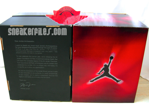 Air Jordan 10 and 13 Countdown Pack Box