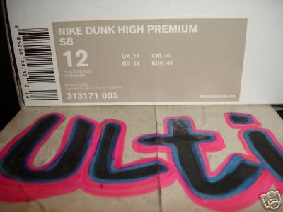 Nike U2 Bloody Sunday SB Premium Dunk High