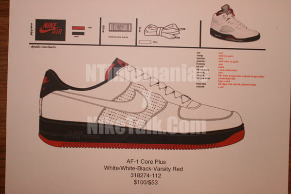 Nike Air Force 1 Low x Jordan 5