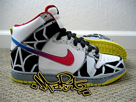2008 Nike Dunk SB High Random Designs