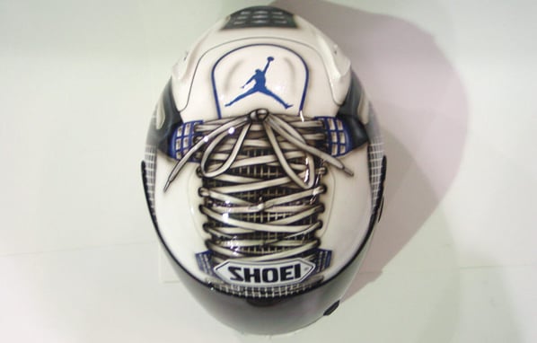 Team Jordan Sneaker Inspired Helmets
