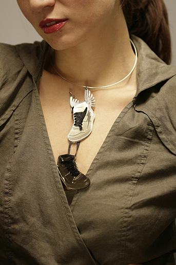 Wingtips: Sneaker Necklace