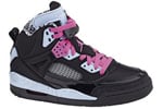 Air Jordan Spizike Black/Pink Fire-Ice Blue Womens