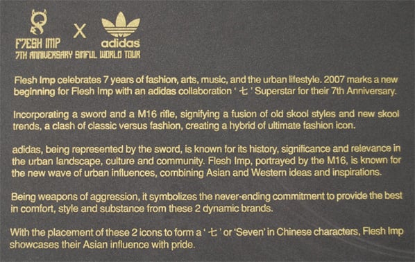 Adidas Superstar x Flesh Imp