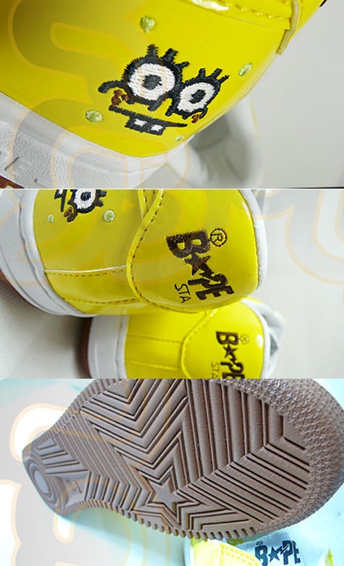 Bape Sta x Sponge Bob Square Pants