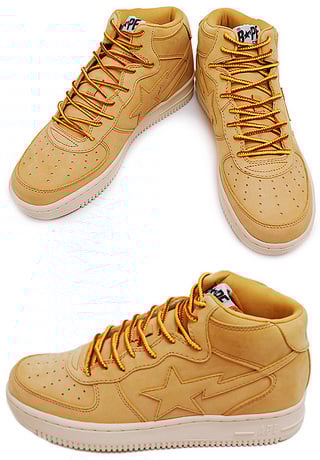 Bapesta Premium Leather Mid and Low