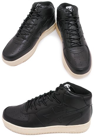 Bapesta Premium Leather Mid and Low