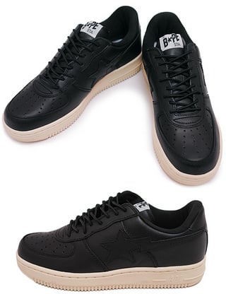 Bapesta Premium Leather Mid and Low