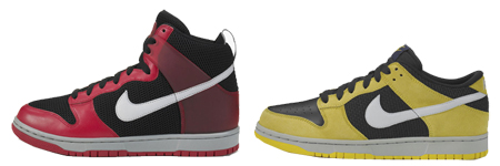 2008 Nike Dunk Low and High
